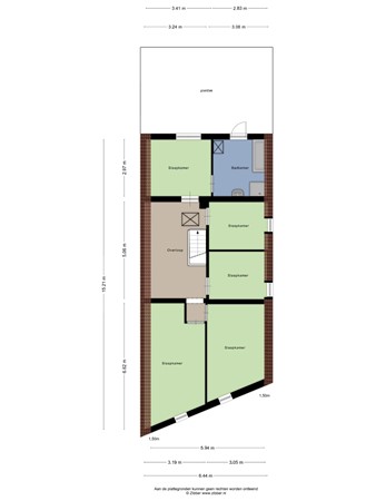 Floorplan - Kleine Wal 10, 6063 AP Vlodrop