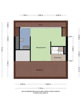 Floorplan - Burgemeester Geradtsstraat 8, 6061 GP Posterholt