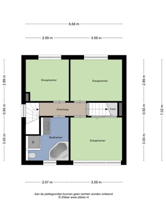Floorplan - Jagerstraat 26, 6075 BG Herkenbosch