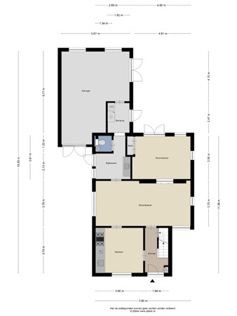 Floorplan - Boomstraat 14, 6061 AC Posterholt