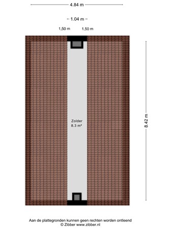 Floorplan - Borgsweg 8, 6061 AM Posterholt