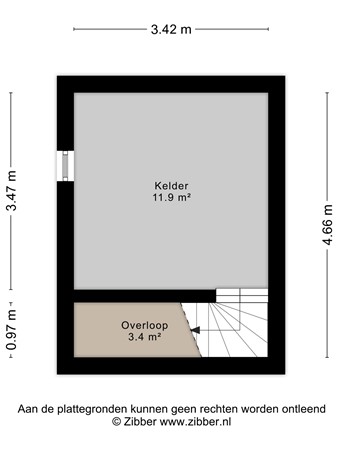 Floorplan - Borgsweg 8, 6061 AM Posterholt