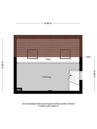 Floorplan - Dorpsstraat 84, 6074 GD Melick