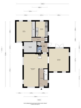 Floorplan - Winkelweg 12, 6061 AE Posterholt