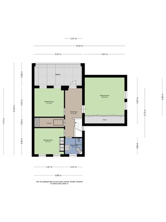 Floorplan - Winkelweg 12, 6061 AE Posterholt