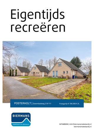 Brochure preview - Zwembadweg 2-B111, 6061 EZ POSTERHOLT (1)