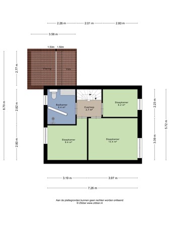 Floorplan - Esdoornlaan 32, 6077 CP Sint Odiliënberg
