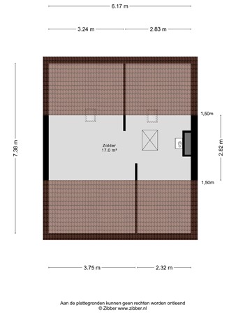 Floorplan - De Eerensplein 11, 6063 CH Vlodrop