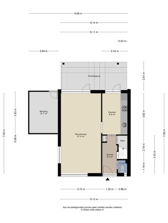 Floorplan - De Eerensplein 7, 6063 CH Vlodrop