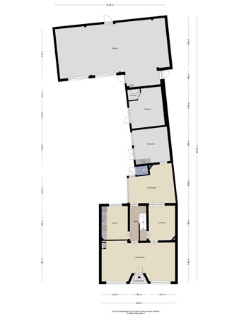 Floorplan - Dr.Biermansstraat 6, 6075 AS Herkenbosch