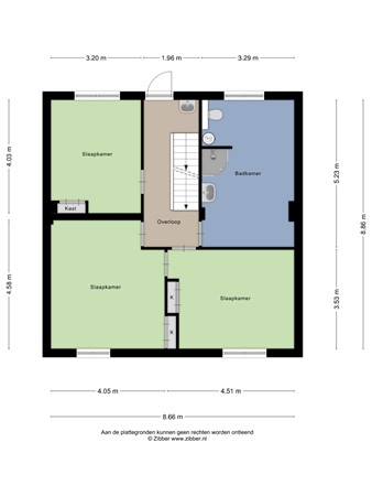 Floorplan - Dr.Biermansstraat 6, 6075 AS Herkenbosch