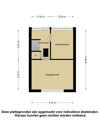 Floorplan - Kanaalstraat 13, 5104 AA Dongen