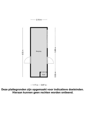 Floorplan - van Duvenvoordestraat 12, 5141 BR Waalwijk