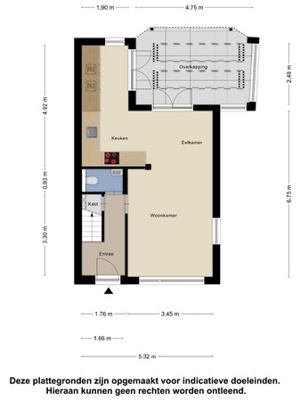 Floorplan - Papaverstraat 2, 5644 CR Eindhoven