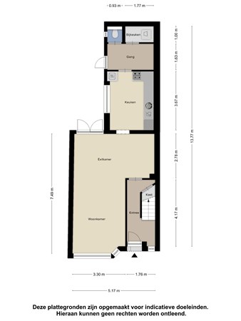 Floorplan - Stuivesantplein 55, 5021 GZ Tilburg