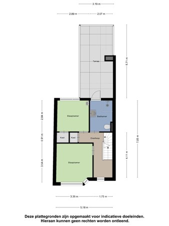 Floorplan - Stuivesantplein 55, 5021 GZ Tilburg