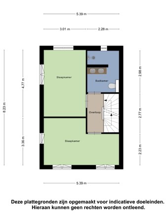 Floorplan - Delflandstraat 23, 5018 DD Tilburg