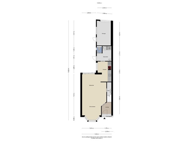 Floorplan - Spoordijk 38, 5018 GH Tilburg
