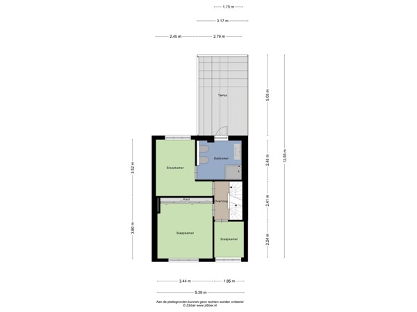 Floorplan - Spoordijk 38, 5018 GH Tilburg