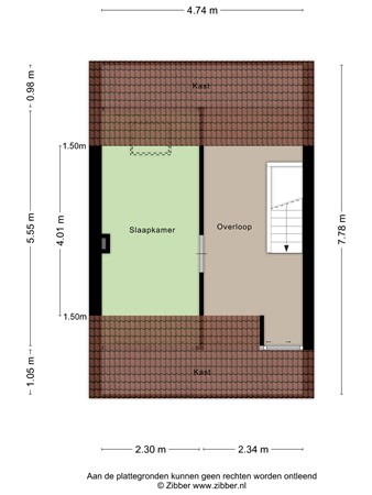 Floorplan - Tongerlose Hoefstraat 123, 5046 NG Tilburg