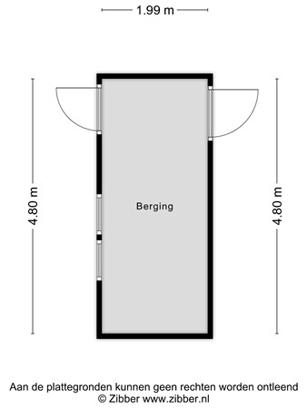 Floorplan - Tongerlose Hoefstraat 123, 5046 NG Tilburg