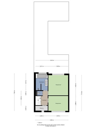 Floorplan - Koningin Emmastraat 21, 5056 XE Berkel-Enschot