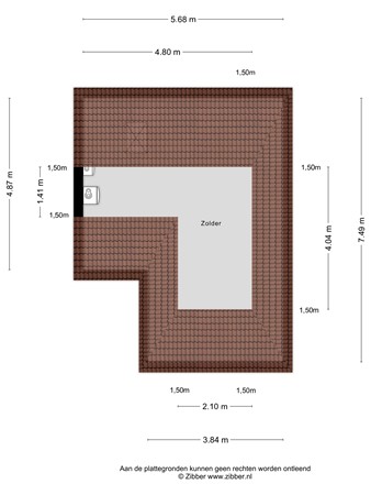Floorplan - Nieuwe Bosscheweg 9, 5017 JJ Tilburg