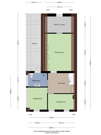 Floorplan - Hoofdstraat 137, 5121 JD Rijen