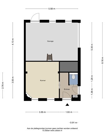 Floorplan - Schoorstraat 39, 5071 RC Udenhout