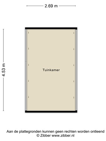 Floorplan - Hoevelakenstraat 64, 5045 GD Tilburg