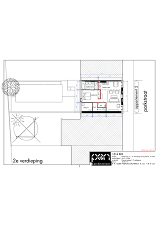 Floorplan - Parkstraat 10A, 5911 EM Venlo