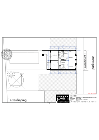 Floorplan - Parkstraat 10, 5911 EM Venlo