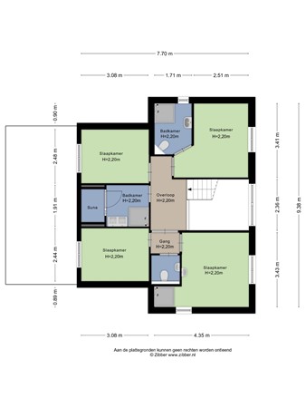 Floorplan - Burgemeester Dalenbergstraat 50-414, 1486 MT West-Graftdijk