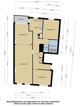 Floorplan - Seringenstraat 8, 2563 GB Den Haag