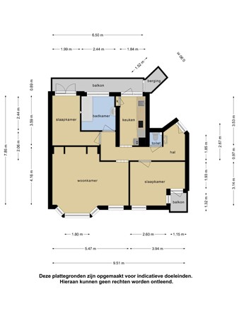 Floorplan - Allard Piersonlaan 145, 2522 MJ Den Haag