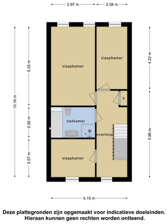Floorplan - Plesmanlaan 118, 2497 CC Den Haag