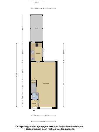 Floorplan - Graaf van Bloisstraat 71, 2805 RJ Gouda