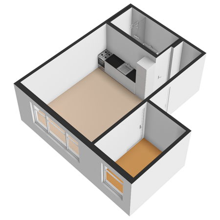 Floorplan - Pletterijstraat 105B, 2515 AW Den Haag