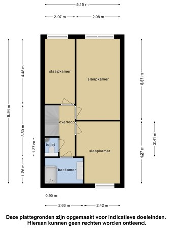 Floorplan - Van Rijswijckschans 44, 2728 HG Zoetermeer