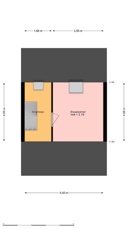 Floorplan - J.R. Thorbeckesingel 13, 3354 AN Papendrecht