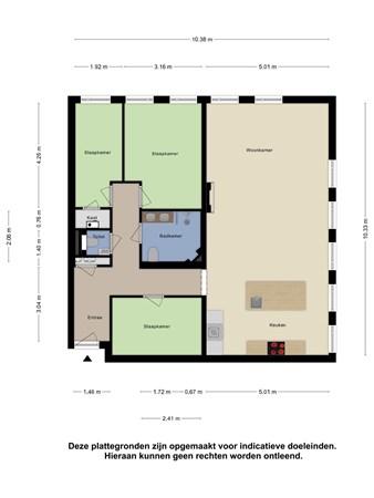 Floorplan - Steentijdsingel 89, 2496 SH Den Haag