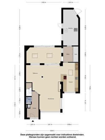 Floorplan - Rozemarijn 137, 2291 GM Wateringen