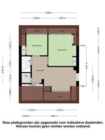 Floorplan - Rozemarijn 137, 2291 GM Wateringen