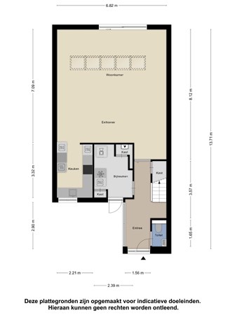 Floorplan - Vuurland 31, 2548 WH Den Haag