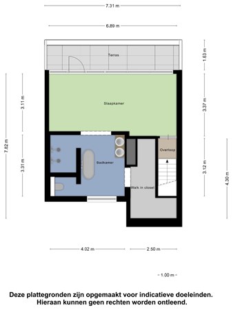 Floorplan - Vuurland 31, 2548 WH Den Haag