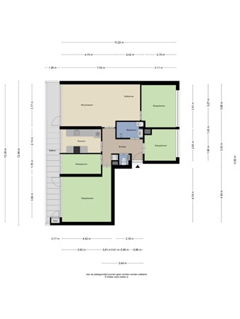 Floorplan - Burgemeester Keijzerlaan 119, 2262 BD Leidschendam