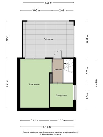 Floorplan - Jan Ligthartstraat 1, 2515 TS Den Haag