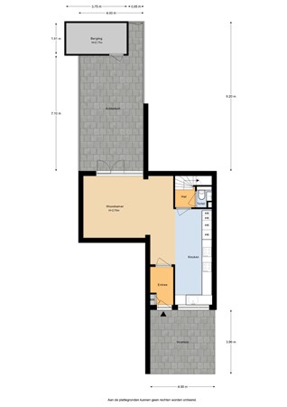 Floorplan - Bourgondischelaan 5, 2411 KJ Bodegraven