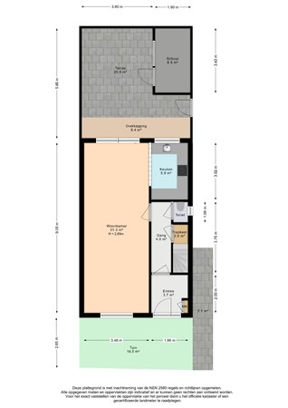 Floorplan - Sophiastraat 2, 2271 SH Voorburg