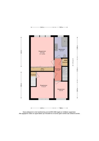 Floorplan - Sophiastraat 2, 2271 SH Voorburg